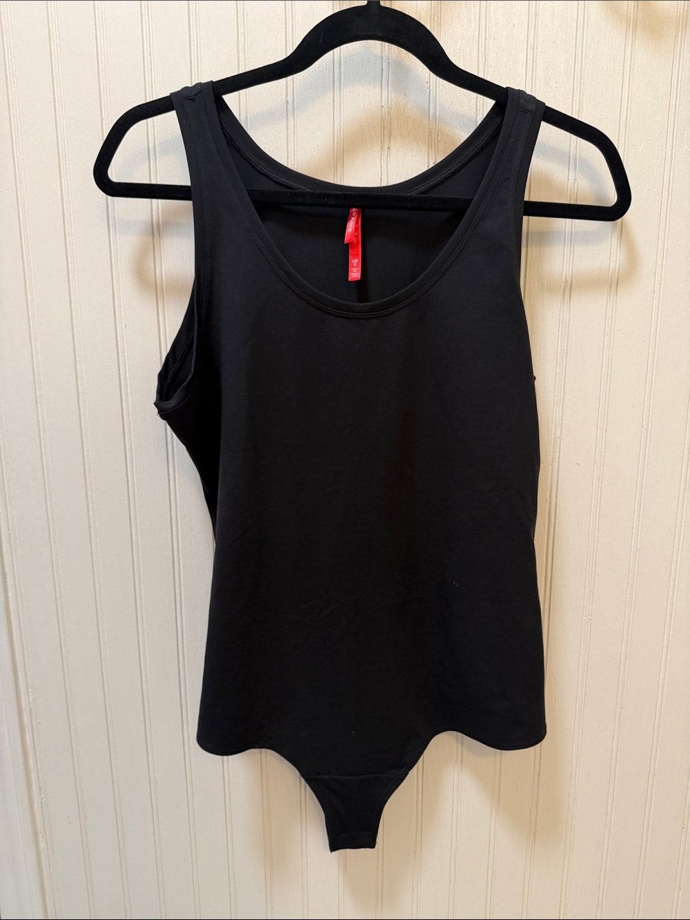 Spanx Black Women's Scoop Neck Bodysuit Tank